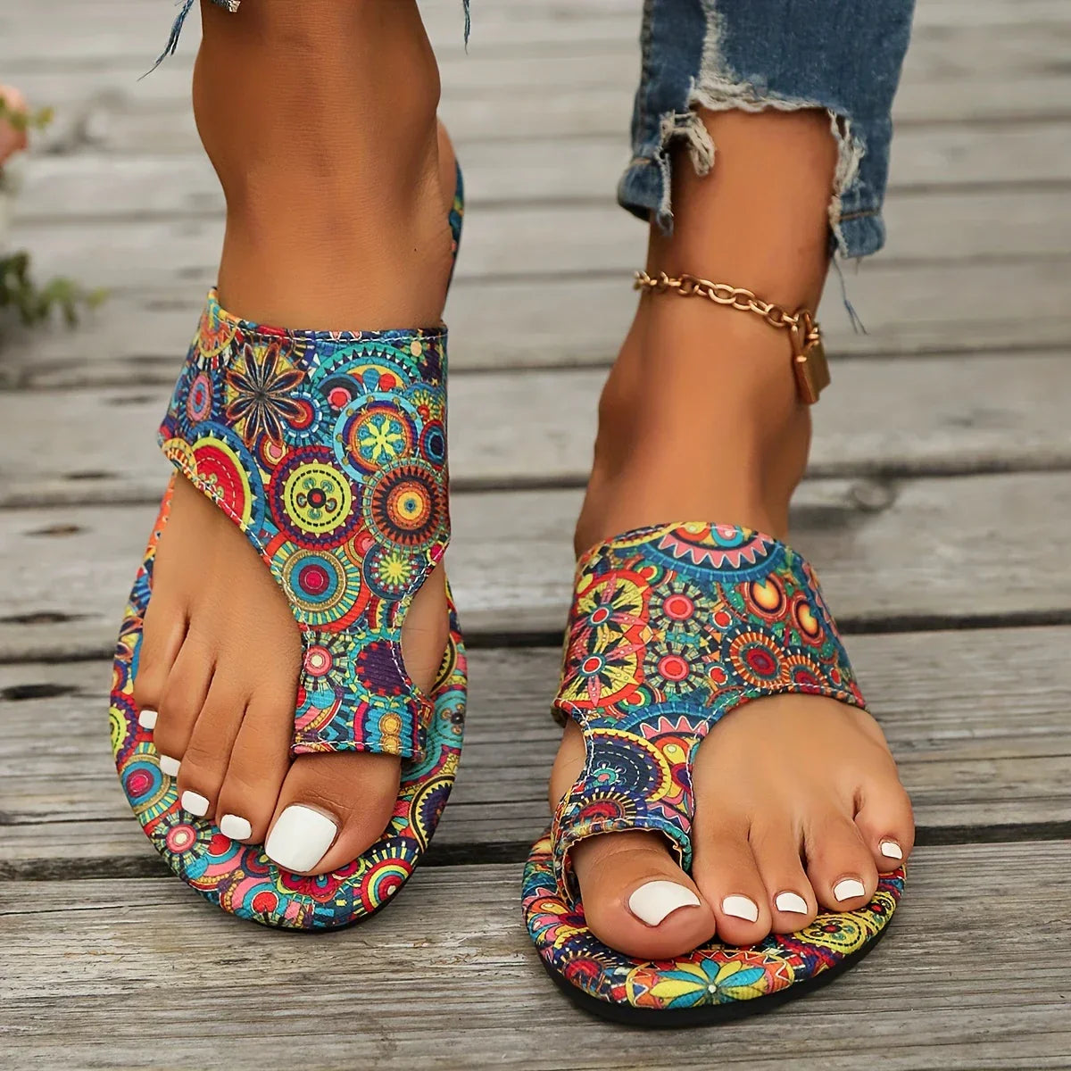 Sandalias Vintage Nomad de Punta Abierta
