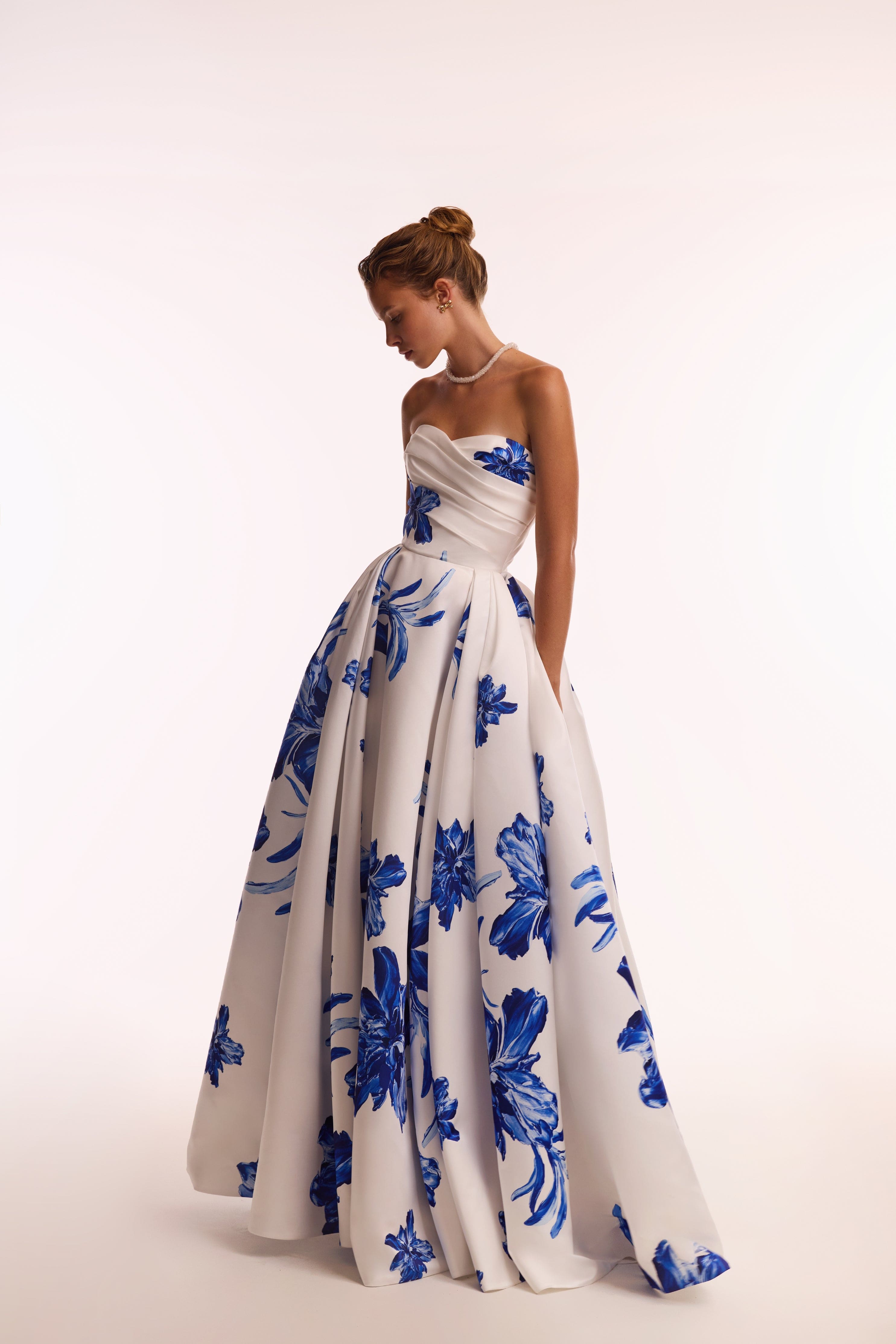 Vestido Glamur Primavera Celestial