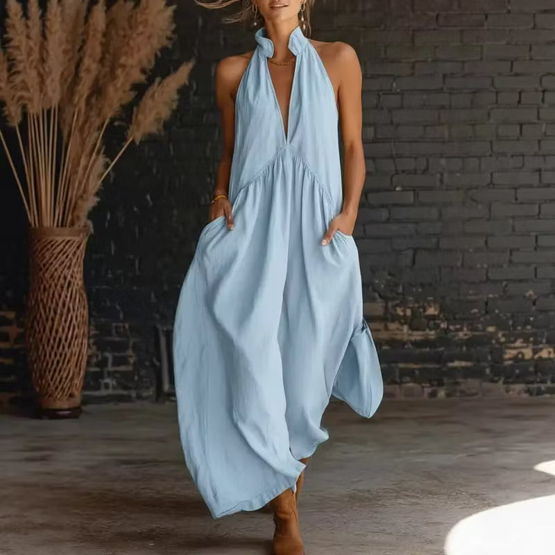 Vestido Oversize Horizonte Azul
